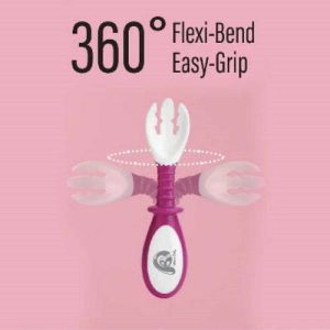 Abbie & Bobby Flexi-Bend Training Fork & Spoon Set