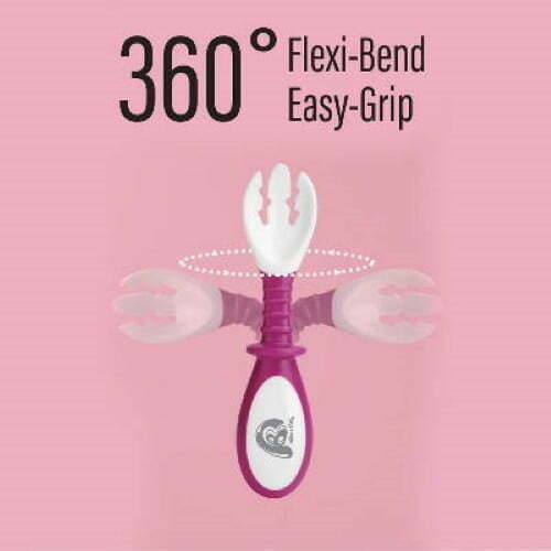 Abbie & Bobby Flexi-Bend Training Fork & Spoon Set