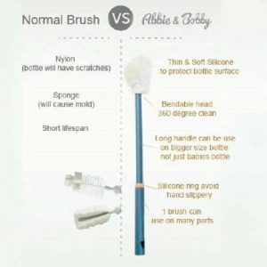 Abbie & Bobby flexi silicone brush