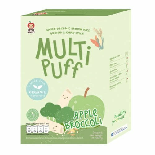 Apple Monkey Organic Multi Puff APPLE BROCCOLI