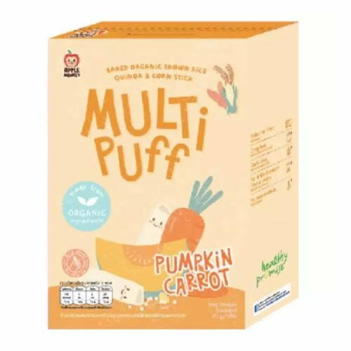 Apple Monkey Organic Multi Puff PUMPKIN CARROT