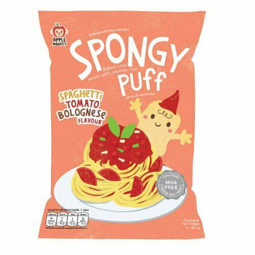 Apple Monkey Spongy Puff SPAGETTI TOMATO BOLOGNESE