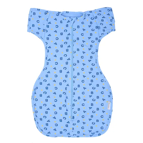 Autumnz Convertible Swaddle Pouch MY BLUE ABC