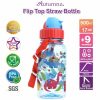 Autumnz Flip Top Straw Bottle 500ml DINO WORLD