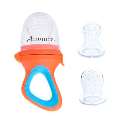 Autumnz Silicone Fresh Food Feeder Orange