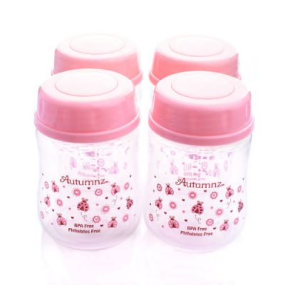 Autumnz Wide-Neck Breastmilk Storage Bottle LADYBIRD PINK