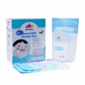 Bubbles Thermal Sensor Breastmil Storage Bags 3.4oz