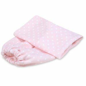 Comfy Baby Bolster Cover PINK POLKA DOT