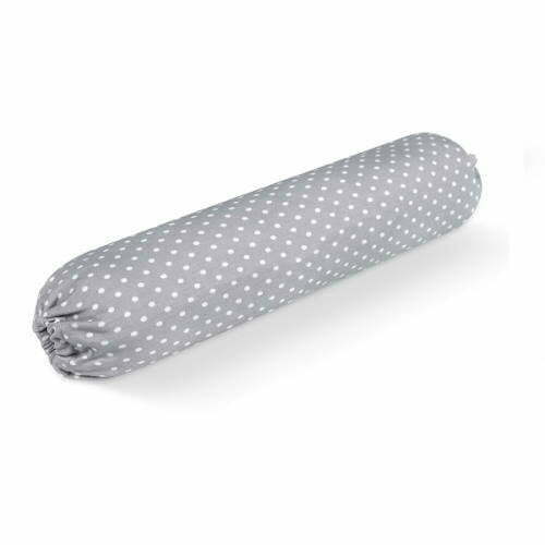 Comfy Baby Bolster GREY POLKA DOT