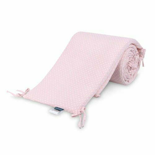 Comfy Baby Cot Bumper PINK POLKA DOT