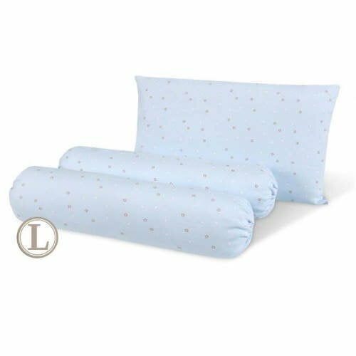 Comfy Baby Pillow & Bolster Set BLUE STAR SIZE L