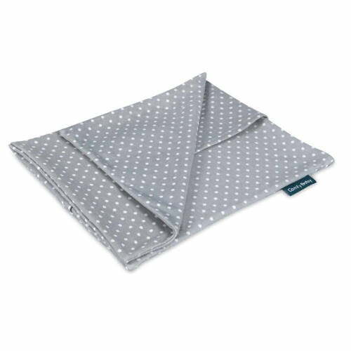 Comfy Baby Pillow Case Polka Dot Grey