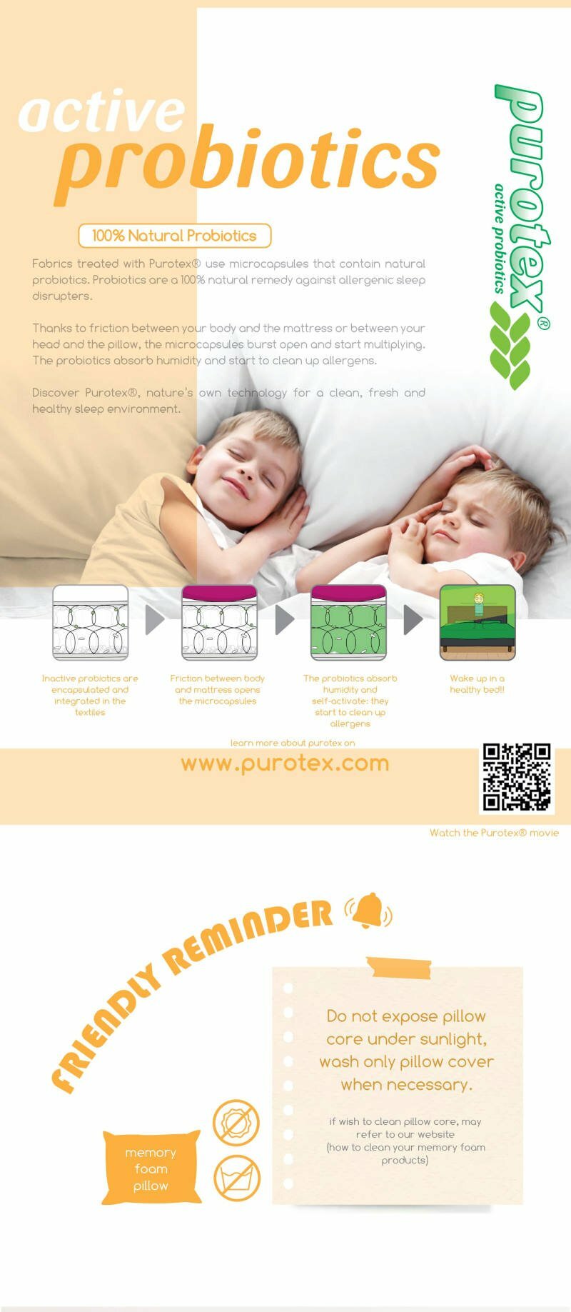 Comfy Baby Purotex Dimple Pillow Product Descriptions