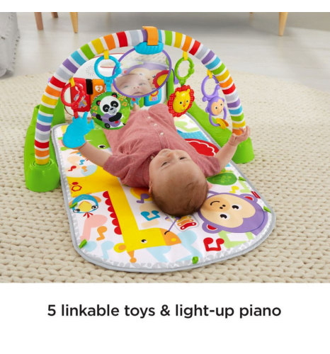 Fisher-Price Deluxe Kick & Play Piano