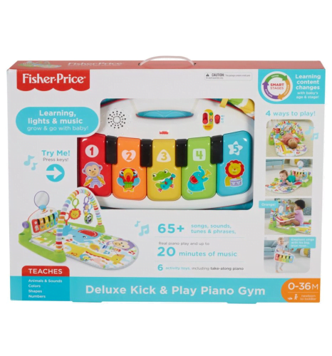 Fisher-Price Deluxe Kick & Play Piano