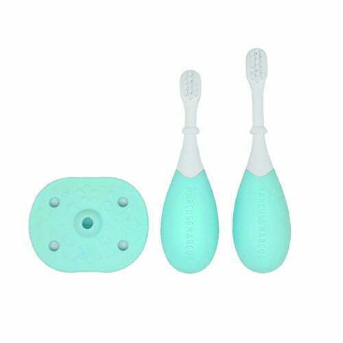 Marcus & Marcus Palm Grasp Toddler Training Toothbrush Blue