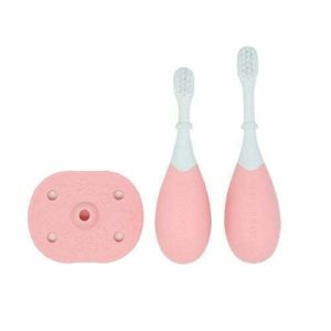 Marcus & Marcus Palm Grasp Toddler Training Toothbrush Pink