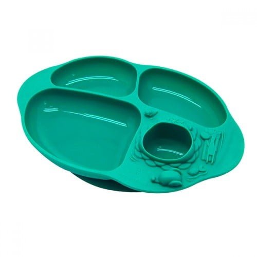 Marcus & Marcus Yummi Dip Suction Divided Plate Ollie