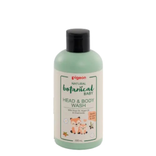 Pigeon Natural Botanical Baby Head & Body Wash 200ML