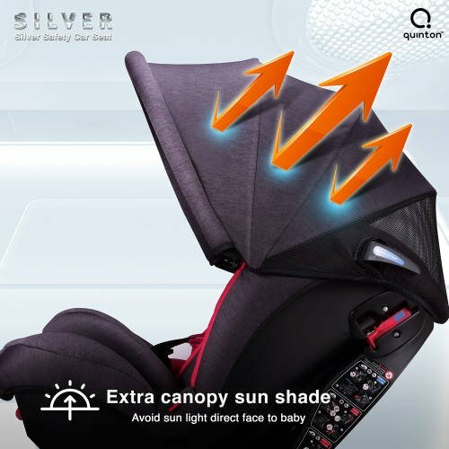 Quinton Silver Car Seat