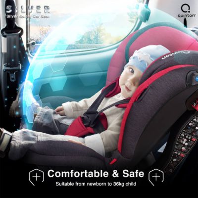 Quinton Silver Car Seat