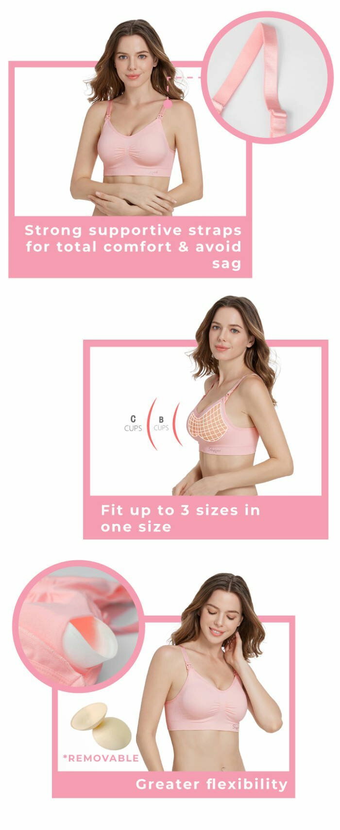 Shapee Classic Nursing Bra Product Descriptions