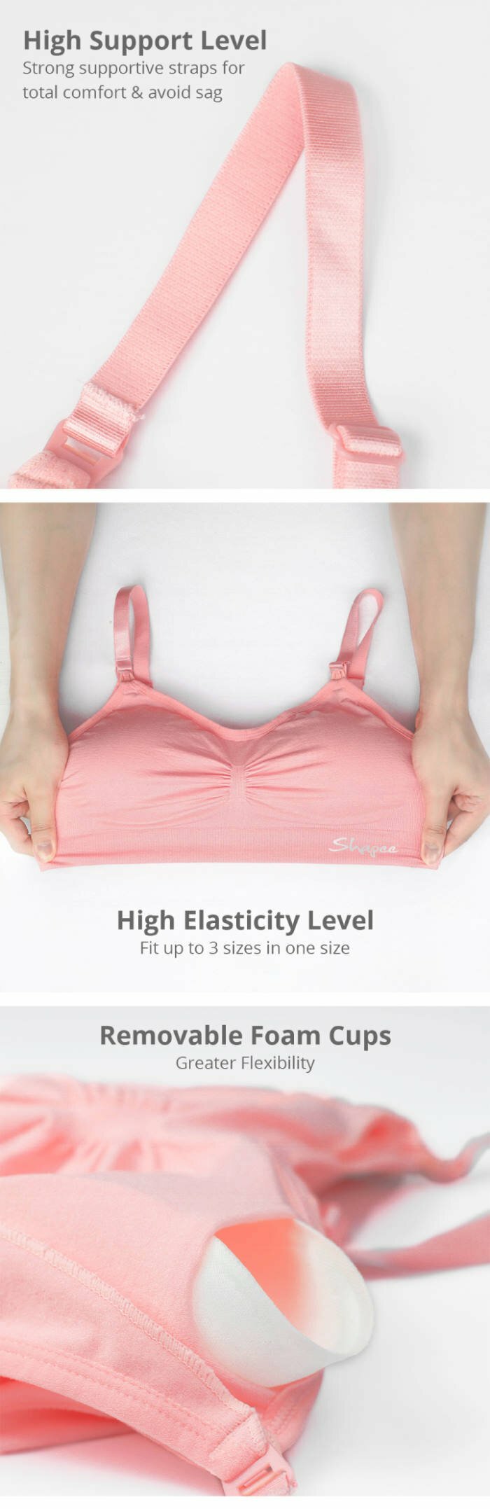 Shapee Classic Nursing Bra Product Descriptions