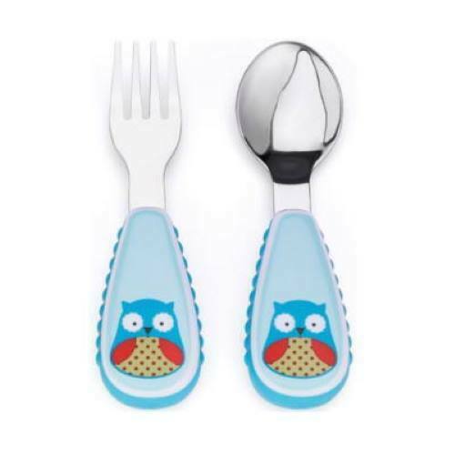 Skip Hop Zootensils Fork & Spoon Set OWL