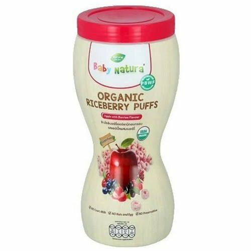 Baby Natura Organic Riceberry Puff APPLE & BERRIES