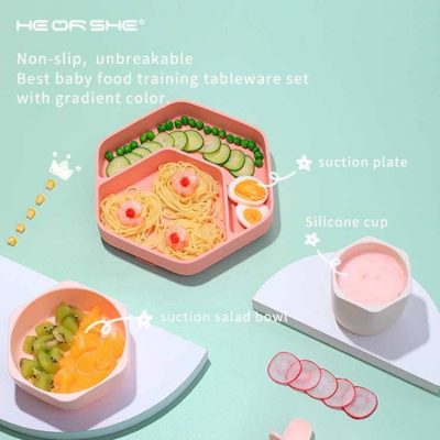 He Or She Toddler Feeding Set Highlight 1