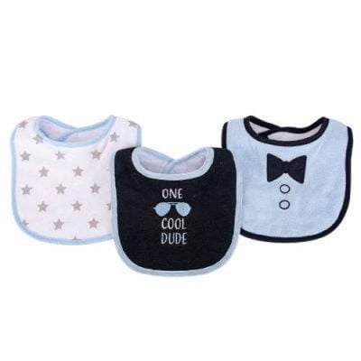 Hudson Baby Baby Bib 3pcs 56214