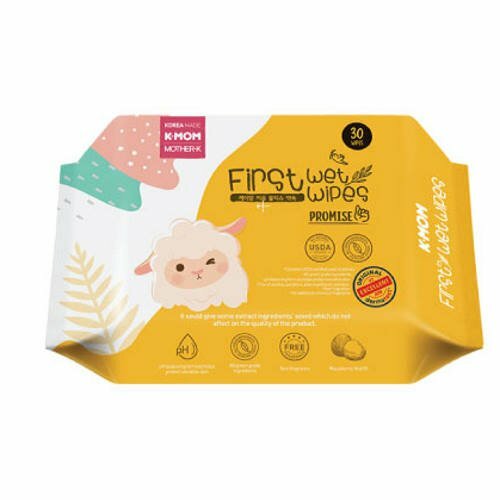 K-Mom Baby Wet Wipes First Wet Wipes Promise 30pcs ORANGE