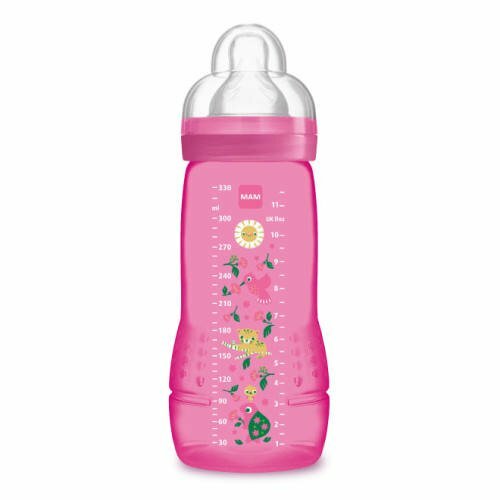 MAM Easy Active Baby Bottle 270ml x 1 PINK BIRD