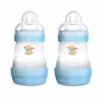 MAM Easy Start Anti-Colic Bottle 160ml TWIN BLUE HUGGING BEAR