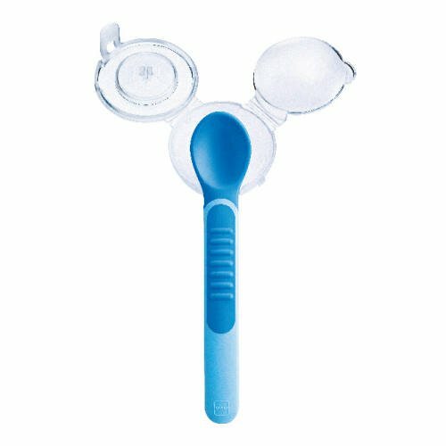 MAM Heat Sensing Feeding Spoon BLUE