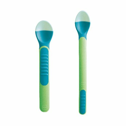 MAM Heat Sensing Feeding Spoon GREEN