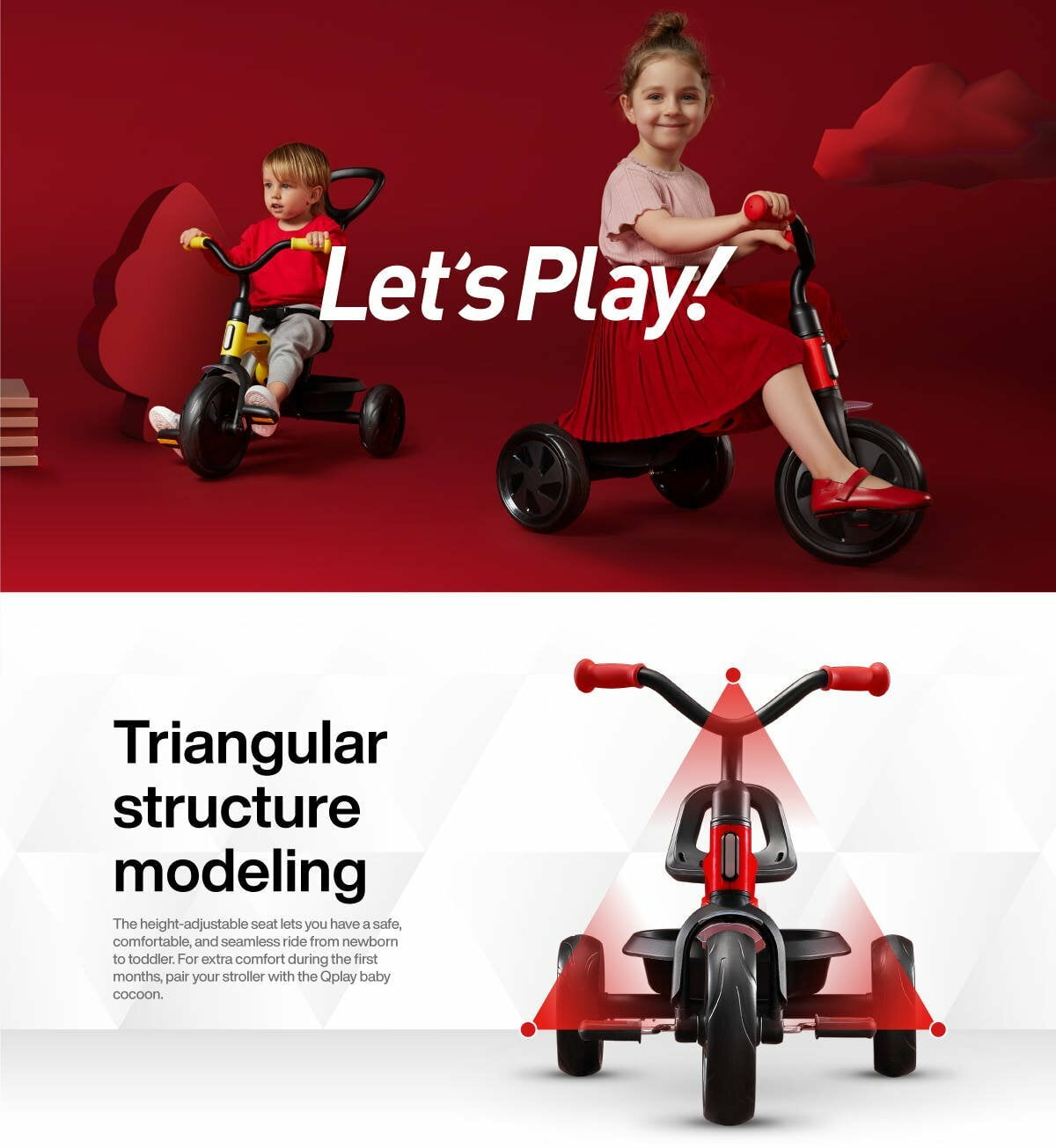 QPlay Ant Plus 2-in-1 Basic Trike Descriptions