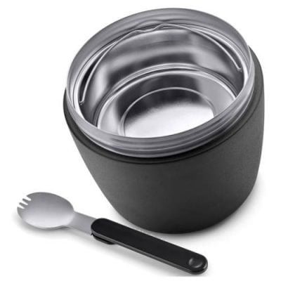 Relax Stainless Steel Thermal Food Jar 800ml BLACK 1