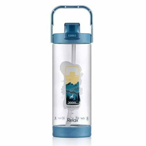 Relax Tritan Water Bottle D7218 1800ml BLUE