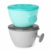 Skip Hop Easy Grab Bowl GREY & SOFT TEAL