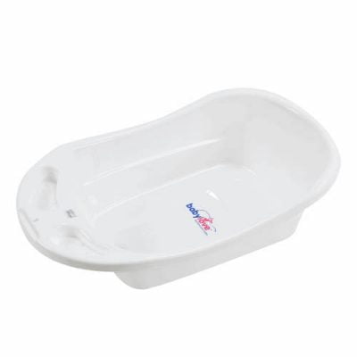 Babylove Bathtub With Stopper WHITE