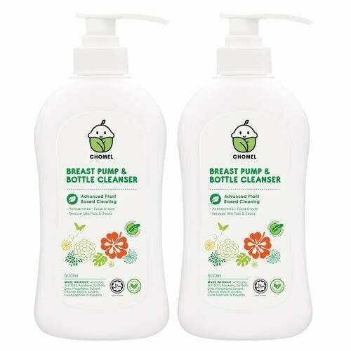 Chomel Breast Pump & Bottle Cleanser 500ml TWIN