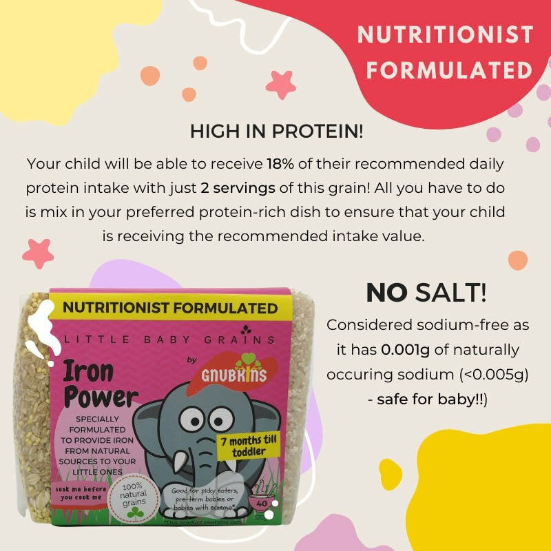 Gnubkins Baby Grains - IRON POWER