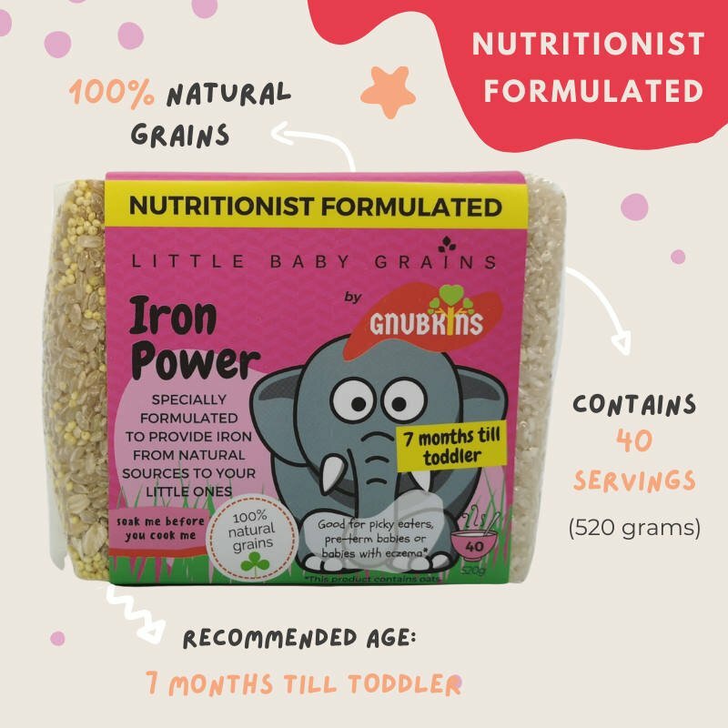 Gnubkins Baby Grains - IRON POWER