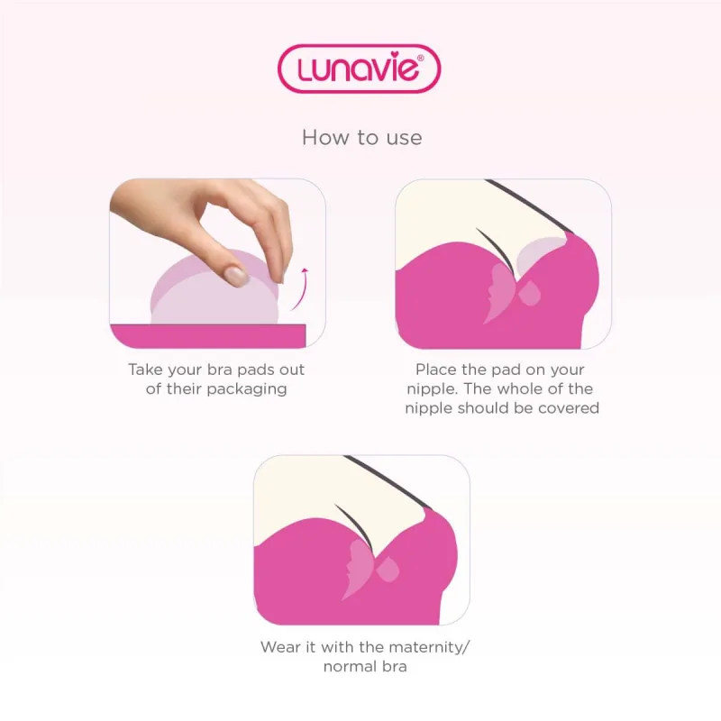 Lunavie Washable Bra Pads