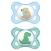 MAM Pacifier Original 0-2M BLUE BEAR 7 GREEN DINO