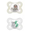 MAM Pacifier Original 0-2M SEA LION & TINY FEET