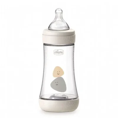 Chicco Perfect 5 Feeding Bottle 240ml WHITE