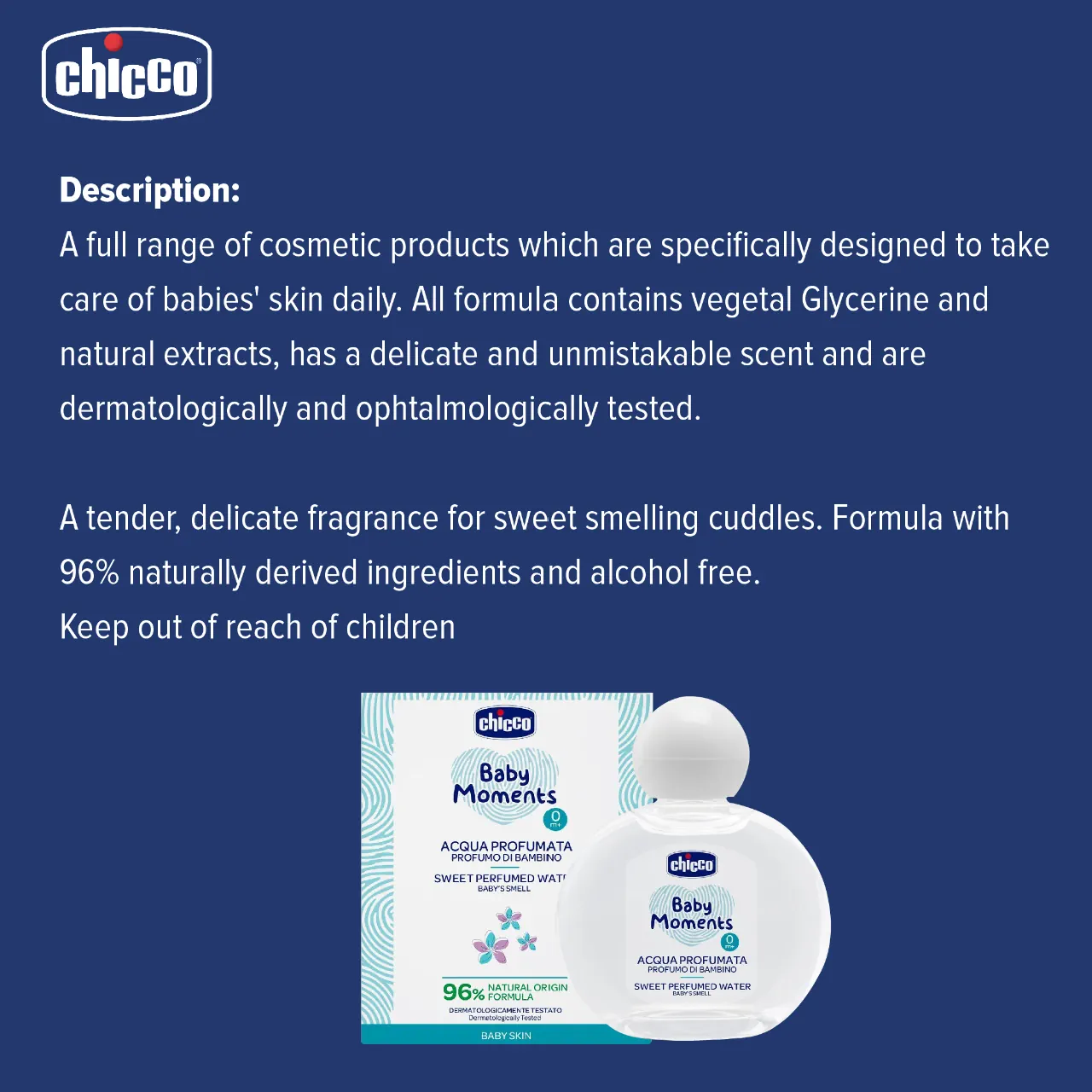 Chicco Sweet Perfume Water NEW 1