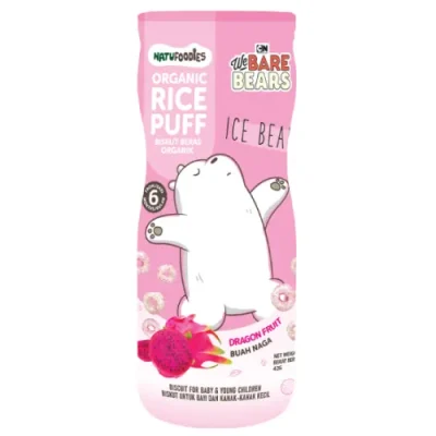 Natufoodies Organic Rice Puff DRAGON FRUIT